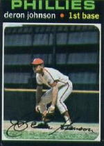 1971 Topps Baseball Cards      490     Deron Johnson